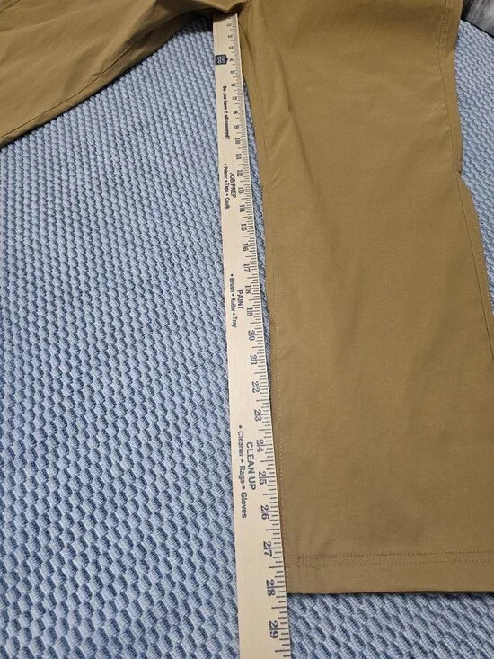 NWT Orvis Men’s Tech Travel Pants – Khaki Chino – Size 34x29 - Picture 7 of 8